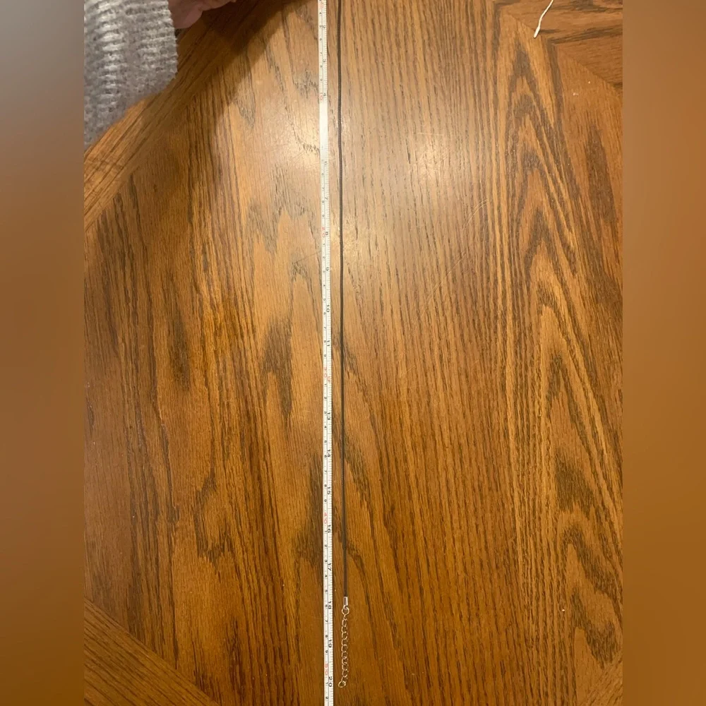 Translucent Green Cross Pendant Necklace - Picture 8 of 12